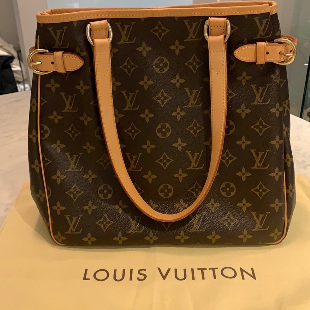 LV Monogram Canvas Batignolles Vertical Bag 2005